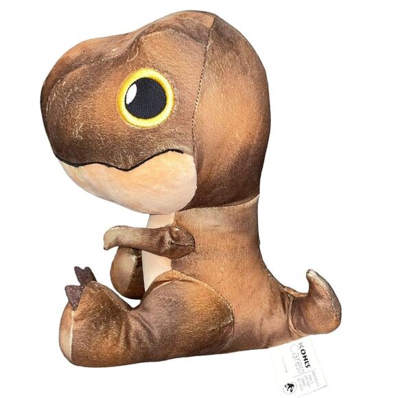 Kohls Cares Plush Dinosaur Tyrannosaurus TRex Jurassic World Stuffed Nursery 9” - Picture 5 of 12